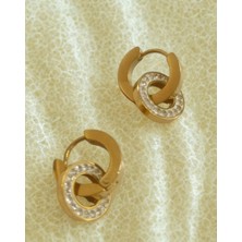 Monalisa Home Sallantılı Lüks Tuğra Figürlü Gösterişli Küpe