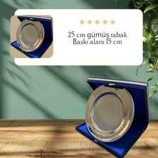 Tabak Plaket Gümüş