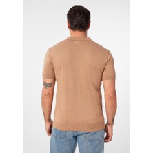 Gerhard Erkek Regular Fit Triko Polo Yaka T-Shirt