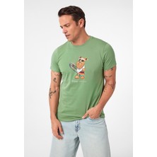 Francisco Erkek Regular Fit Köpek Baskılı T-Shirt