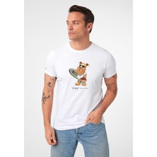 Francisco Erkek Regular Fit Köpek Baskılı T-Shirt
