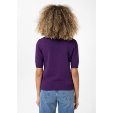 Felina Kadın Slim Fit Triko T-Shirt