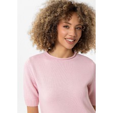 Felina Kadın Slim Fit Triko T-Shirt
