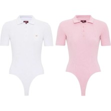 Esperanza Kadın Polo Yaka 2'li Body