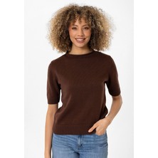 Felina Kadın Slim Fit Triko T-Shirt