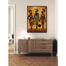 Soi Craft Çerçeveli Tablo Afrika Kültürel Sanat Eseri