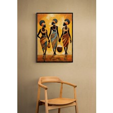 Soi Craft Çerçeveli Tablo Afrika Kültürel Sanat Eseri
