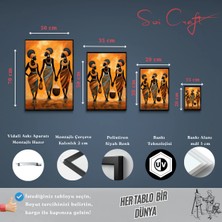 Soi Craft Çerçeveli Tablo Afrika Kültürel Sanat Eseri