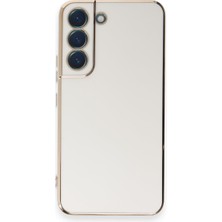 Newface Samsung Galaxy S21 Kılıf Volet Silikon - Beyaz Sptgl