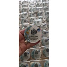 20 Adet Kişiye Özel Taşlı Epoksi Magnet | Organizasyon Hediyeliği | Isimli & Yazılı Tasarım