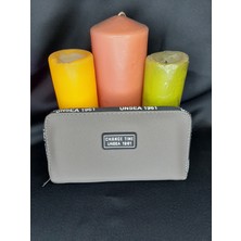 Kadın Fermuarlı Telefon Bölmeli Kartlık Cüzdan - Geniş Iç Hacimli