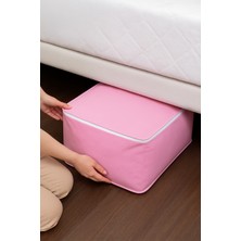Bamer Home Tekstil Kumaş Hurç 65x40cm - Yastık Kıyafet Saklama - Fermuarlı
