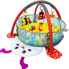 Elite Top Havuzuna Dönüşen Uğurböceği Figürlü Aktivite Merkezi Oyun Halısı 1 Adet