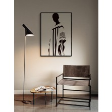 Soi Craft Çerçeveli Tablo Minimalist Siyah Beyaz Soyut Sanat