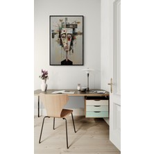 Soi Craft Çerçeveli Tablo Modern Mekanik Portre Sürrealist