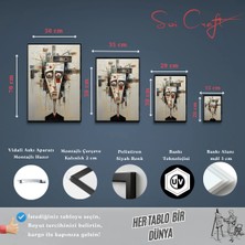 Soi Craft Çerçeveli Tablo Modern Mekanik Portre Sürrealist