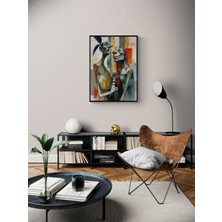 Soi Craft Çerçeveli Tablo Modern Soyut Sanat