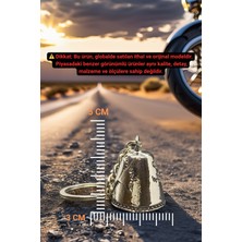 Çelik Motor Şans Çanı Guardian Bell Her Zaman Yanındayım Model Anahtarlıklı Motosiklet Luck Bell