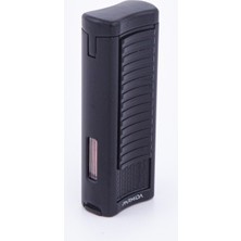 Parmida 2 Torch Pürmüz Siyah Puro Çakmağı