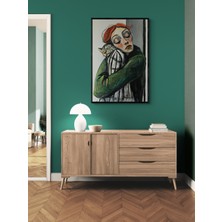 Soi Craft Çerçeveli Tablo Modern Sanat Eseri Ekspresyonist Tarz