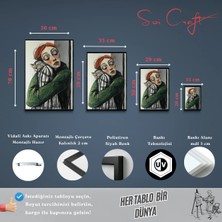 Soi Craft Çerçeveli Tablo Modern Sanat Eseri Ekspresyonist Tarz