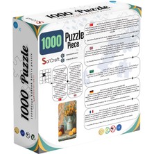 Soi Craft 1000 Parça Puzzle  Mint Yeşili Vintage Vazo