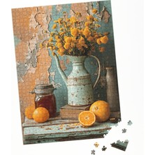 Soi Craft 1000 Parça Puzzle  Mint Yeşili Vintage Vazo