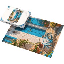 Soi Craft 1000 Parça Puzzle Akdeniz Tarzı Mavi Kapılı