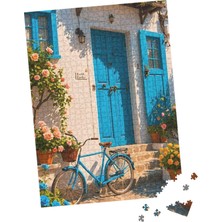 Soi Craft 1000 Parça Puzzle Akdeniz Tarzı Mavi Kapılı