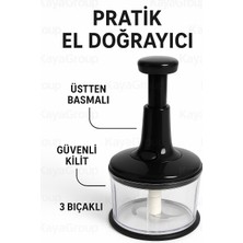 Kaya Group Yakut Basmalı Rondo 3 Bıçaklı ( Siyah )