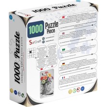 Soi Craft 1000 Parça Puzzle Renkli Çiçekler Ayakkabı Retro Tarzı