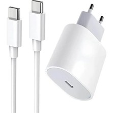 Z-Online Iphone 15 Plus Uyumlu 25W Hızlı Şarj Aleti Adaptör + Kablo (1m)
