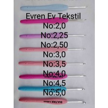 Evren Ev Tekstil Tekstıl Silikon Saplı Tığ Seti