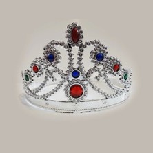 Prenses Parti Tacı Gümüş Rengi 1 Adet