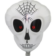 Örümcek Ağ Desenli Iskelet Folyo Balon