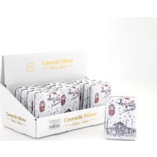 Taşlı Istanbul Tasarımı El Aynası Kalın Model 10