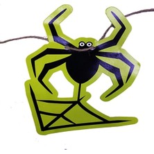 Örümcek Şekilli Asmalı Halloween Flama Banner Afiş 2 Metre