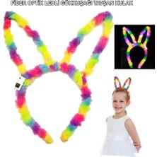 Fiber Optik LED Gökkuşağı Tavşan Kulak