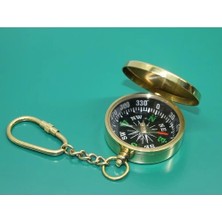 Pirinç Pusula Anahtarlık Model 2