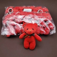 Sevimli Ayıcık Anahtarlık Kırmızı Renk