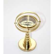 Pirinç Masa Üstü Pusula Model 1