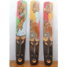 Ahşap Duvara Asmalı 1 Metre Maske