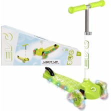 Evo Scooter 3tkr Işıklı Max 50KG Yeşil