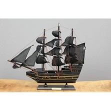 Ahşap Korsan Gemisi 35X40 cm