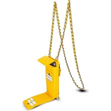 Avjin 6.9 Inch Uyumlu Deri Kılıf Cüzdan Askılı FL12 Sarı