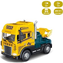KLX600-345 Sürtmeli Işıklı Müzikli 1:24 Çekici (Tır Kafası) -1 Adet Fiyatıdır