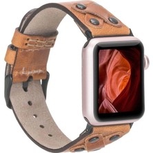 Apple Watch Uyumlu Deri Kordon Cross 42-44-45MM Bt V18