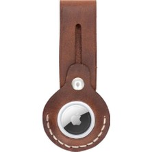 Apple Airtag Uyumlu Deri Anahtarlık Beta Aa2 Taba