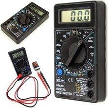 Dijital Avometre Multimetre Ölçü Aleti Akım Voltaj Direnç Ölçer