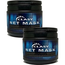Clasy Net Mask Dolgun ve Haçimli Saçlara Bakım Maskesi 450 ml 2 Adet